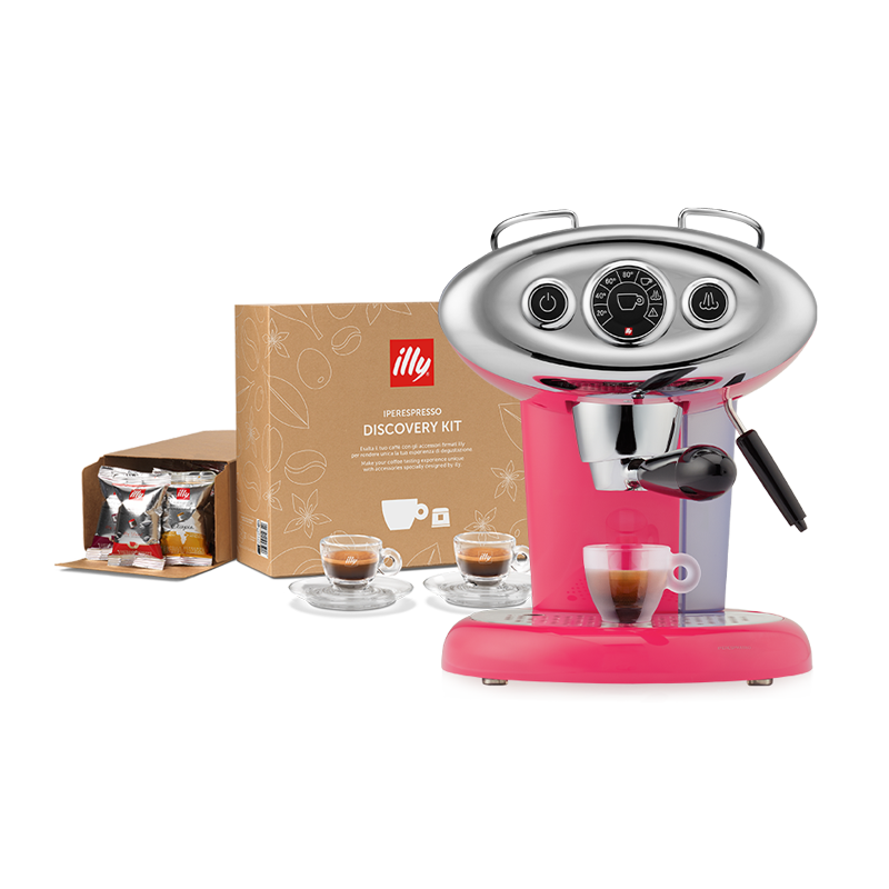 Iperespresso X7.1 Kaffeemaschine in Pink Limited Edition und Discovery Kit